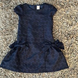 Girls Navy Blue Formal Dress Size 6